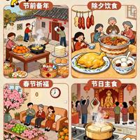 某个传统节日（如春节、清明）在不同地区的庆祝方式有何异同？