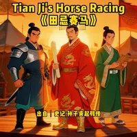 Tian Ji's Horse Racing｜田忌赛马 ｜原创英语绘本｜每天五分钟英语绘本沉浸式听经典英文绘本故事，磨耳朵#英语启蒙#看动画学英语#英语绘本#治愈动画#每日英语