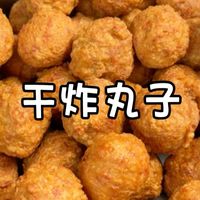 年夜饭干炸肉丸，10人有9人在家炸不好，怎样炸出来又酥又脆，还不会软，今天把详细做法毫无保留分享给大家，商业配方，厨房小白看一眼也能做成功#干炸丸子 #炸丸子