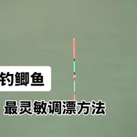 调漂：钓鲫鱼，最灵敏调漂方法全过程！大师都在用！#钓鱼人就是这么疯狂 #钓鱼只有钓鱼人懂 #户外钓鱼