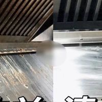 挑战油烟机陈年老油！这招真的太绝了，油污自己掉下来！