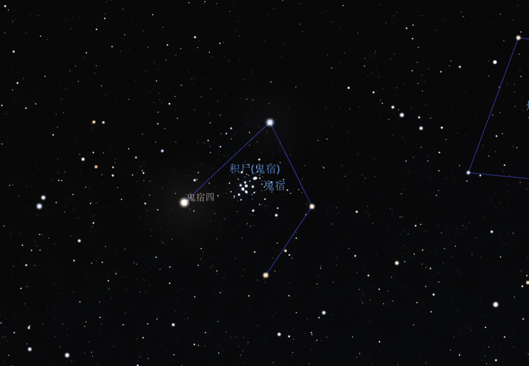 在北河三附近,有三个较暗的星星,它们中间夹着的星云叫什么名字?
