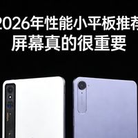 2026年性能小平板推荐指南，屏幕真的很重要