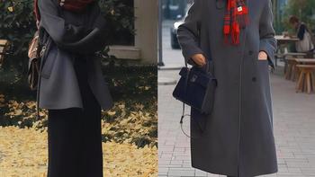 “大衣+围巾”才是今年春天王炸组合，洋气好看又保暖！