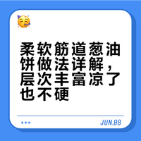 教你做最好吃葱油饼，秘诀全告诉你，做法详细讲解，想做失败都难 #一分钟视频创作季##我的美食日记##微博超有用视频大赛# 素菜大全v的微博视频