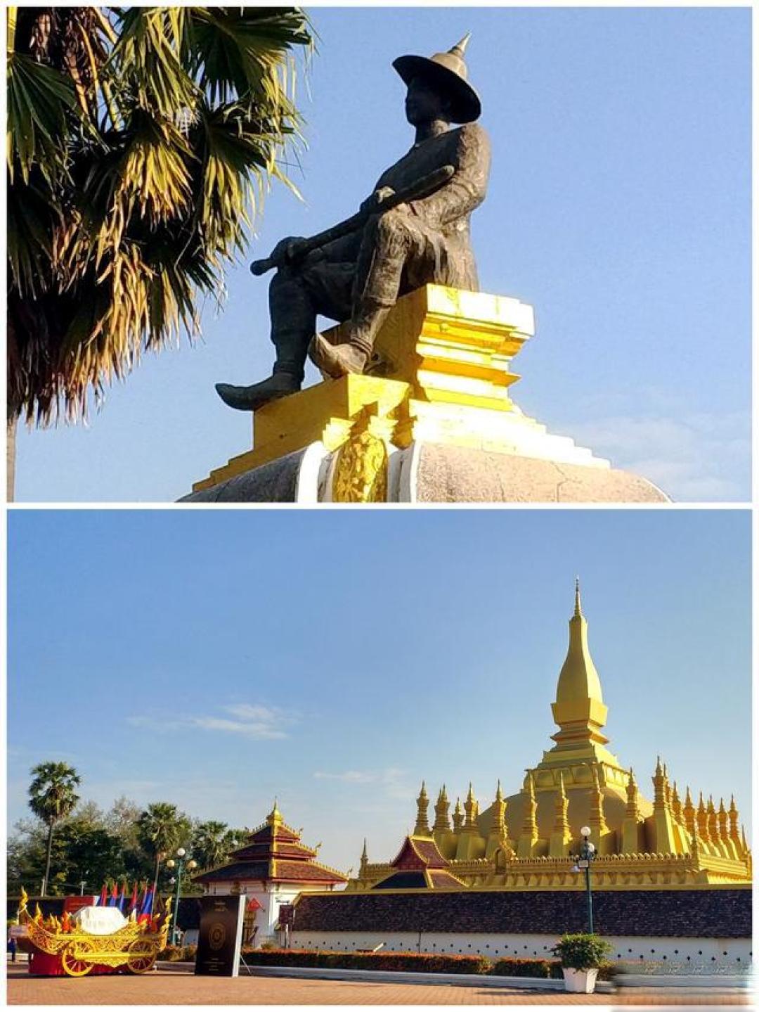 跨国看世界——老挝万象塔銮寺