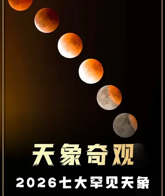 2026年天空要出大事了！错过这7场天象，你可能要等100年 #科普 #探索宇宙 #天文 #天文奇观 #宇宙