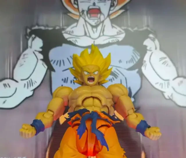 “Y.fang改行了？”万代3.0传说中的超级赛亚人shf测评#超级赛亚人 #模型测评 #龙珠 #孙悟空