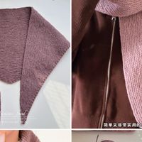 棒针三角巾详细教程｜新手必学！超简单，超详细，完整版～