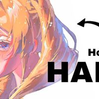 【Procreate】如何画出逼真头发 | 从结构到光影的完整绘制过程 from shuen_art