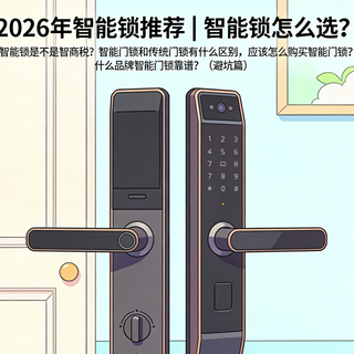 2026年智能锁推荐 | 智能锁怎么选?智能锁是不是智商税?