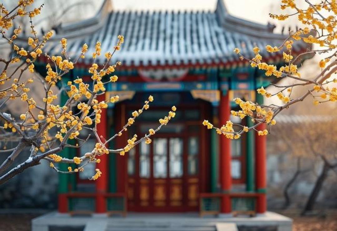 北京冬日赏梅指南!10大宝藏公园+直达交通,红墙映梅美成诗