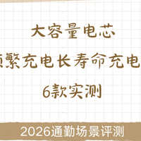 2026通勤场景评测：大容量电芯频繁充电长寿命充电宝6款实测