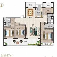 165.98㎡户型：实用格局打造理想家居生活