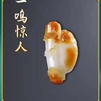 一位老爷子送高三孙子的一鸣惊人吊坠，朋友们喜欢吗？#和田玉 #吊坠 #玉雕 #设计 #手艺人 