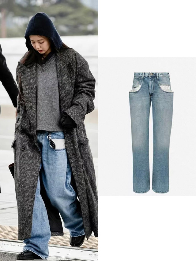 Jennie的马吉拉风神裤 这条牛仔裤真的不挑人