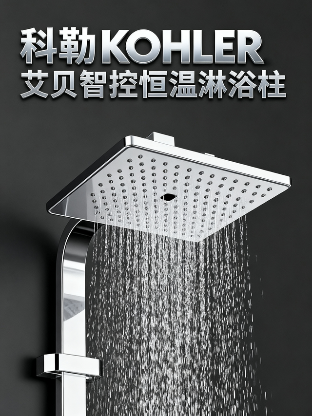 2026 高端花洒 TOP4｜科勒黑科技解决水压痛点