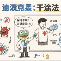 【硬核科普】衣服沾了油立刻用水洗？大错特错！化学博士教你“干涂拯救术”！