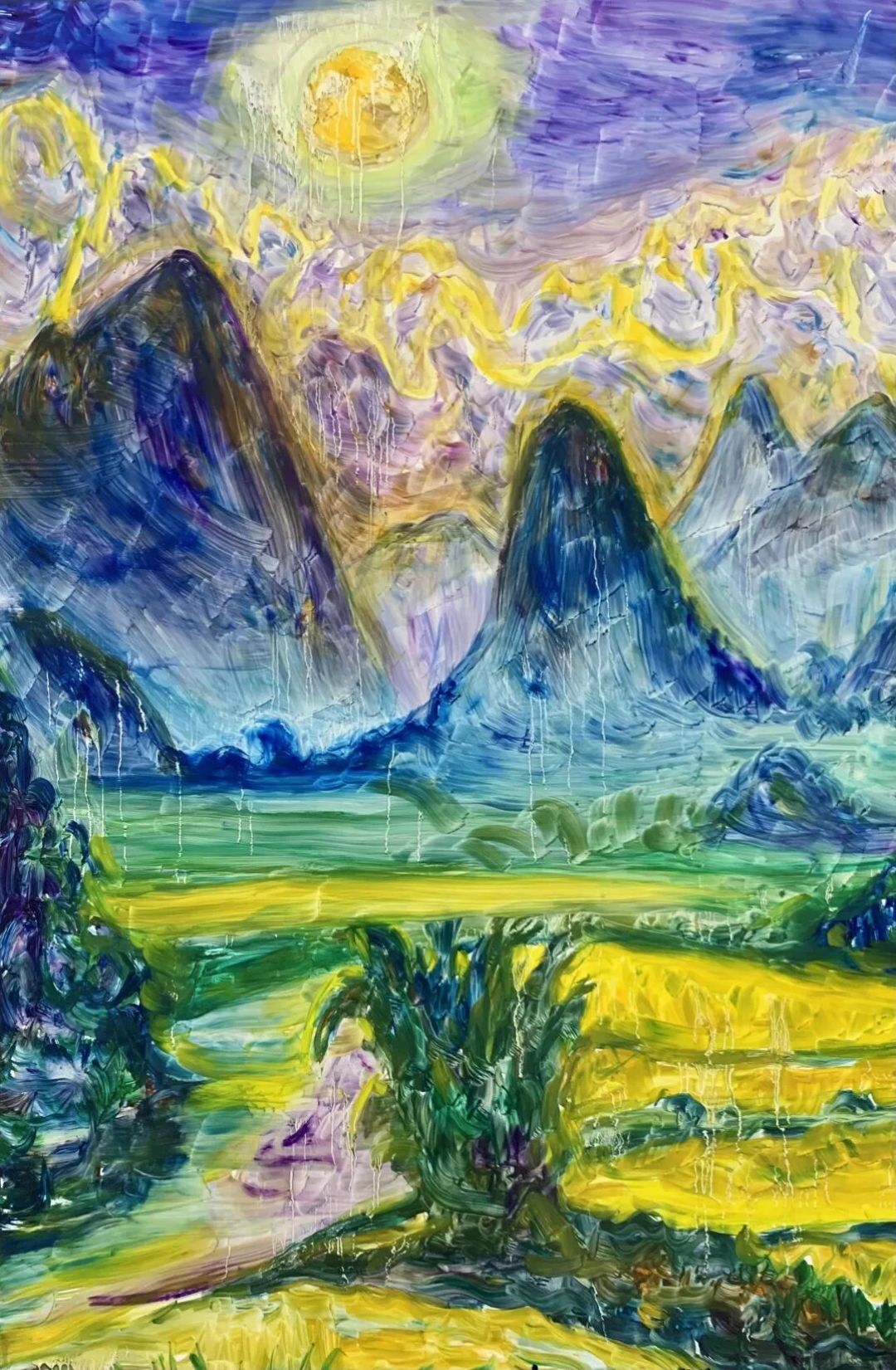 窈窕山水,这抹「青绿美学」藏着最松弛的夏日感