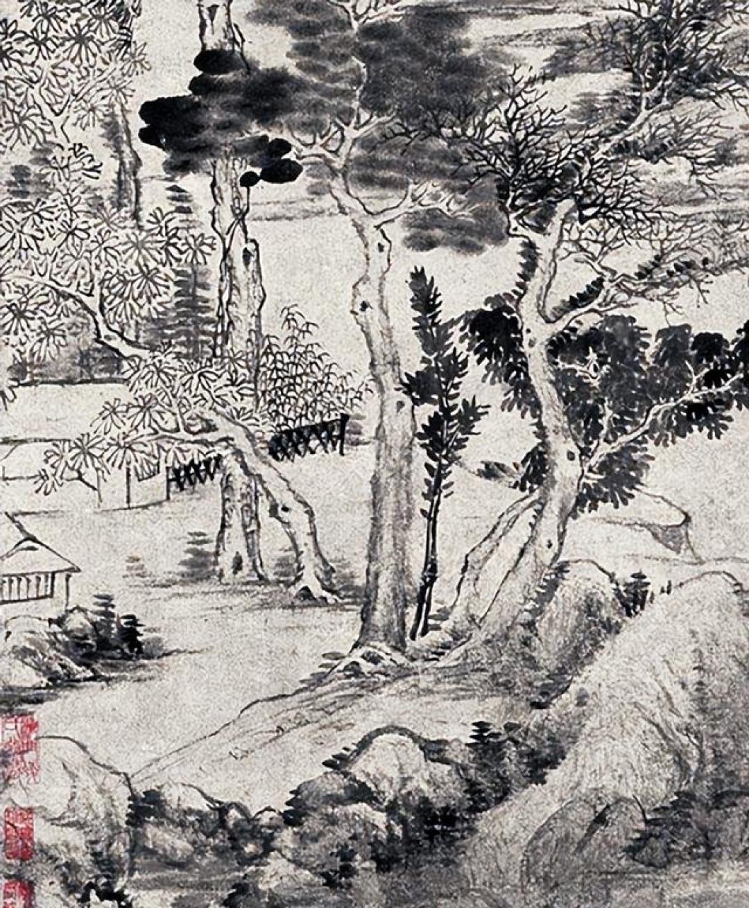 干湿并用营造诗意美,你喜欢这种画法吗