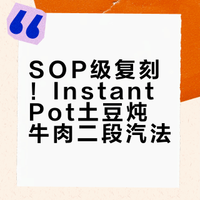 instantpot一锅出｜SOP级复刻｜土豆炖牛肉