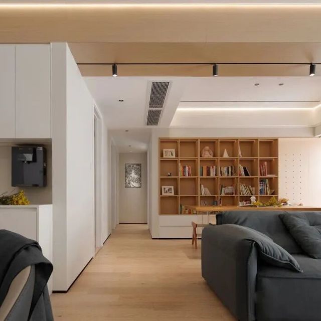 装修案例 | 四口之家的现代美宅，收纳时光