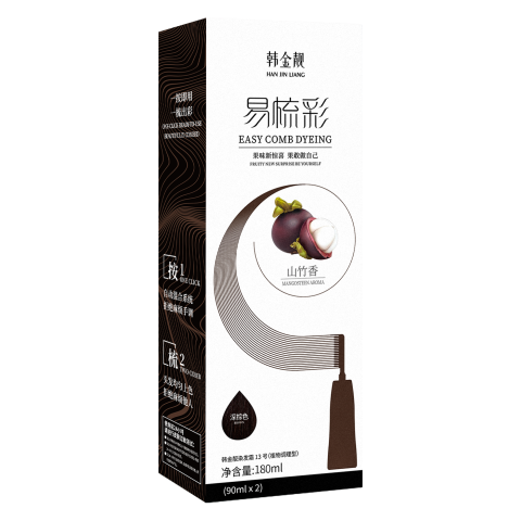 韩金靓无氨温和染发剂