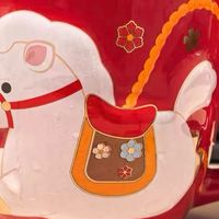 故宫淘宝小白驹马克杯：马年工位的“仪式感担当”