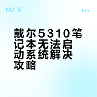 戴尔5310笔记本，无法启动系统故障秒杀解决