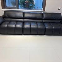 小户型客厅封神｜DDC 意式黑真皮沙发，把中古风高级感焊在家里