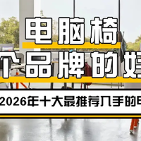 电脑椅哪个品牌的好？2026年十大最推荐入手的电脑椅！