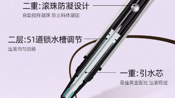 小奥汀极细丝滑眼线液笔｜新手焊死眼妆！防水不晕染焊在眼皮上