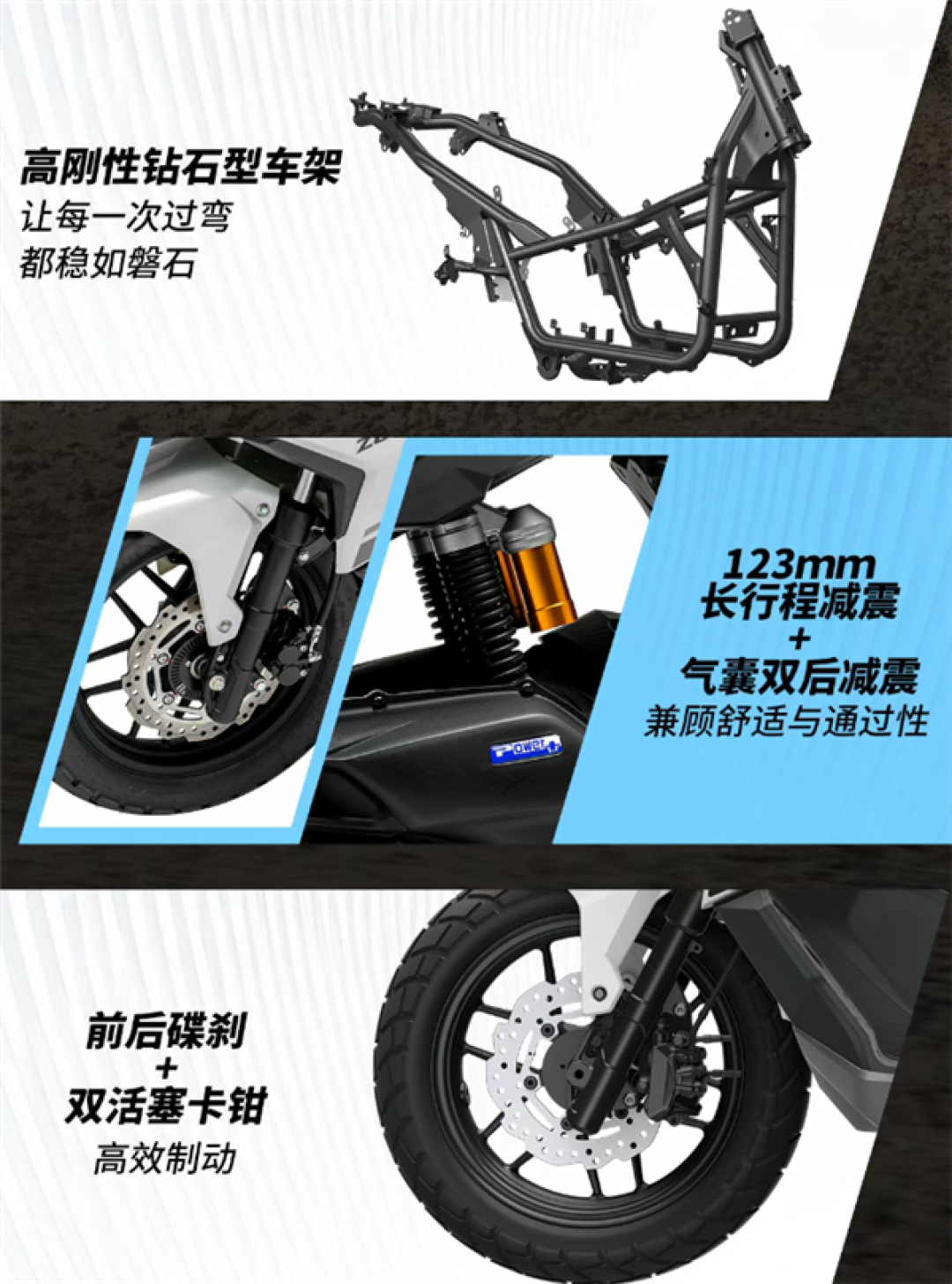 比升仕150X还便宜 宗申猎鹰150ADV踏板摩托上市:10999元