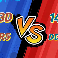 暴打14600K DDR4双通道的万能装机药！7800X3D单条DDR5修仙秘笈