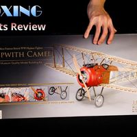 豪华的飞机模型开箱 Artesania Latina 1:16 骆驼战斗机