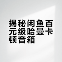 哈曼卡顿拆机音箱+蓝牙功放器，闲鱼卖145块