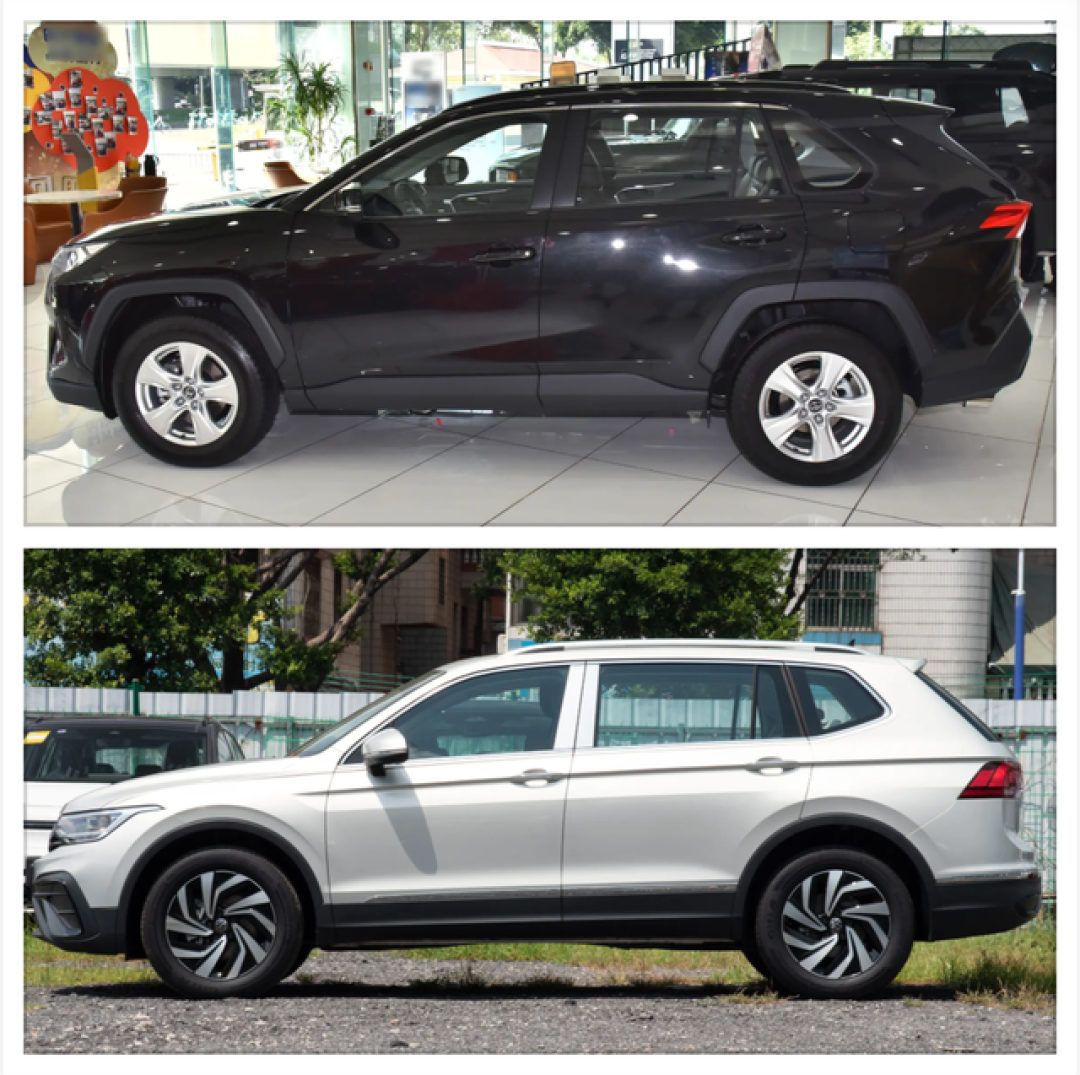 大众途观L对比丰田RAV4,空间、油耗、耐用谁更强?