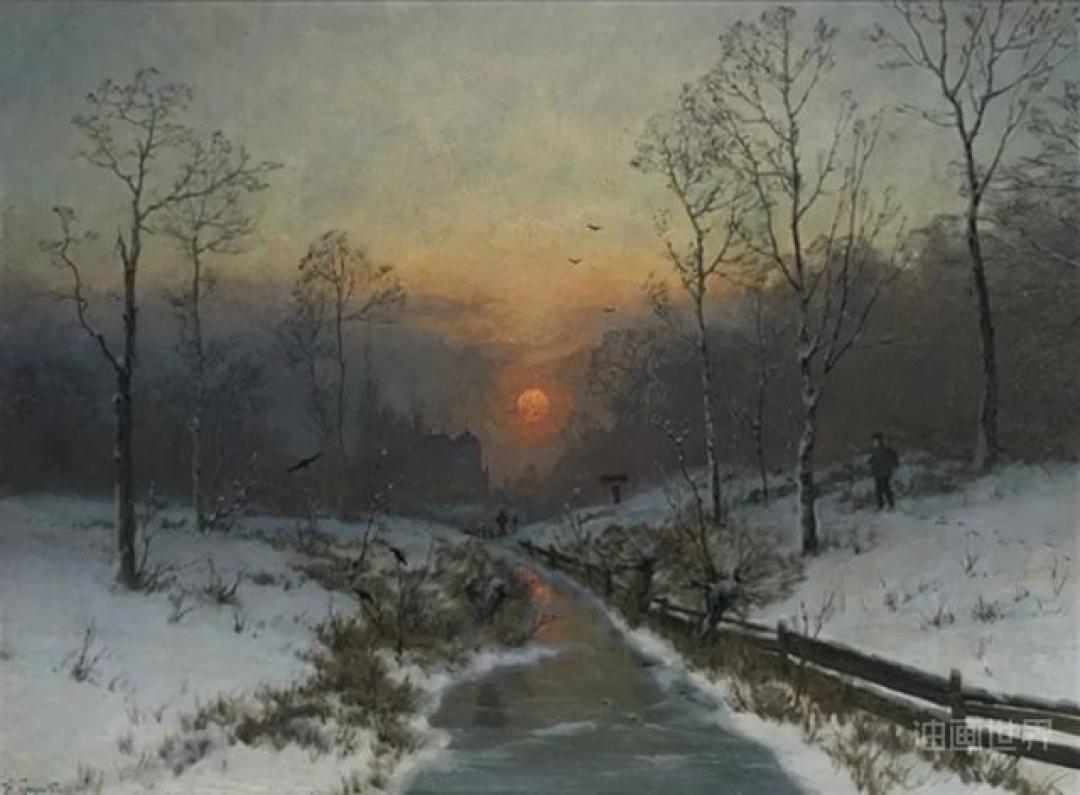Heinrich Gogarten:德国冬季风景画大师
