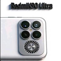 红米K90 UItra外观设计曝光，外观大改，新增散热风扇