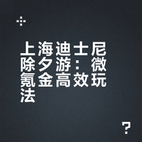 2.16除夕上海迪士尼微氪金之行