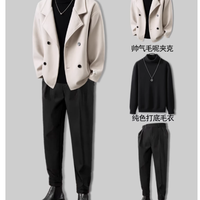 秋冬痞帅封神｜例臣毛呢夹克，高级感焊在身上🔥