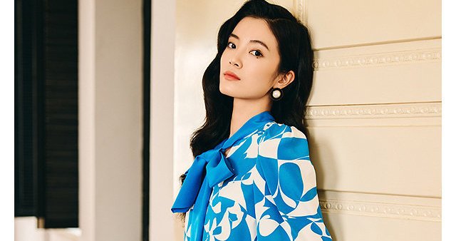 音儿2026春季撞色几何印花