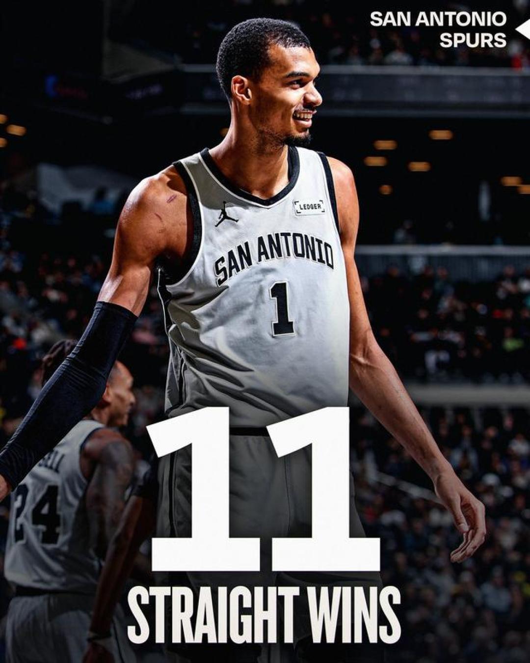 豪取11连胜,打破NBA尘封79年神纪录!3大细节证明圣城马刺回来了