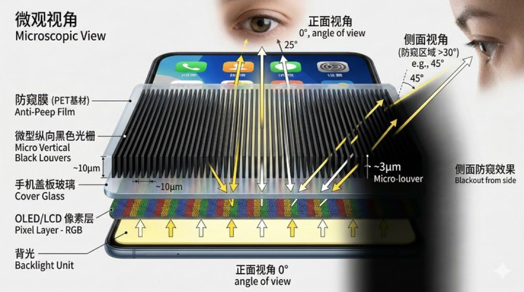 防窥,手机上最「见不得光」的技术|硬哲学