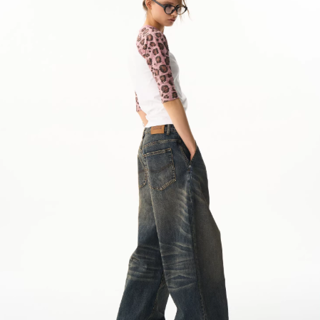 EXITMODE26SS 王牌裤型｜这条捏褶阔腿牛，把复古松弛焊在身上