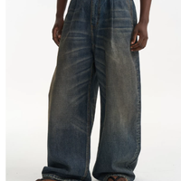 EXITMODE26SS｜这条捏褶阔腿牛仔，把复古松弛焊在身上