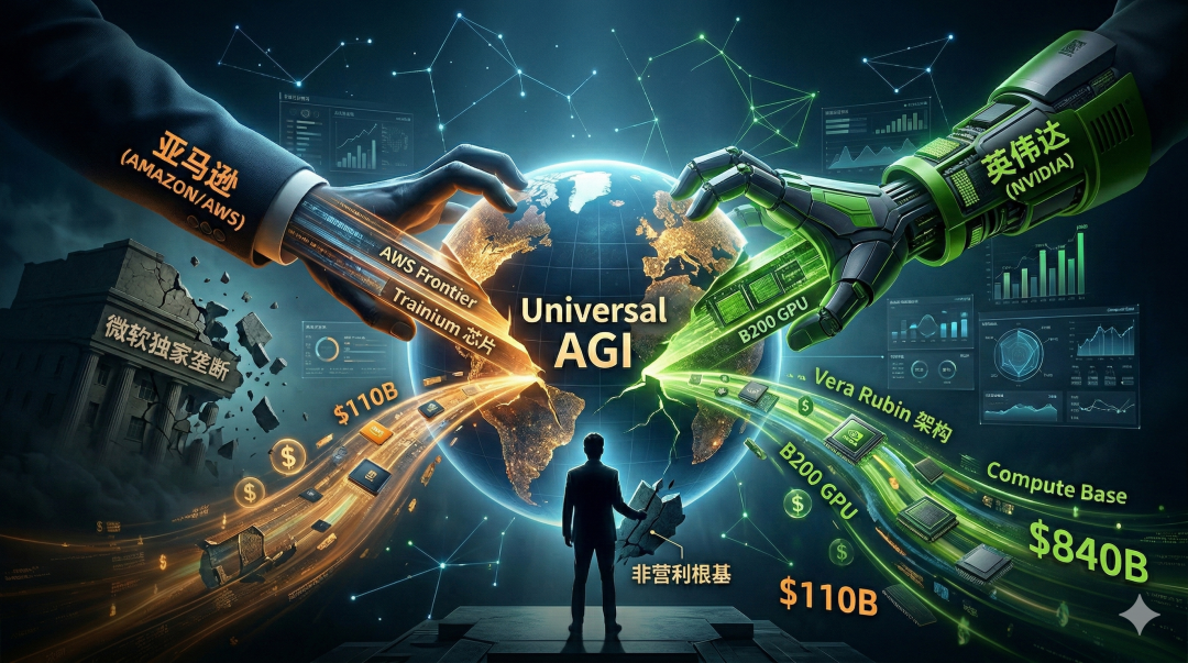 1100亿美元阳谋:OpenAI 融资破局,亚马逊与英伟达如何瓜分 AI 霸权?