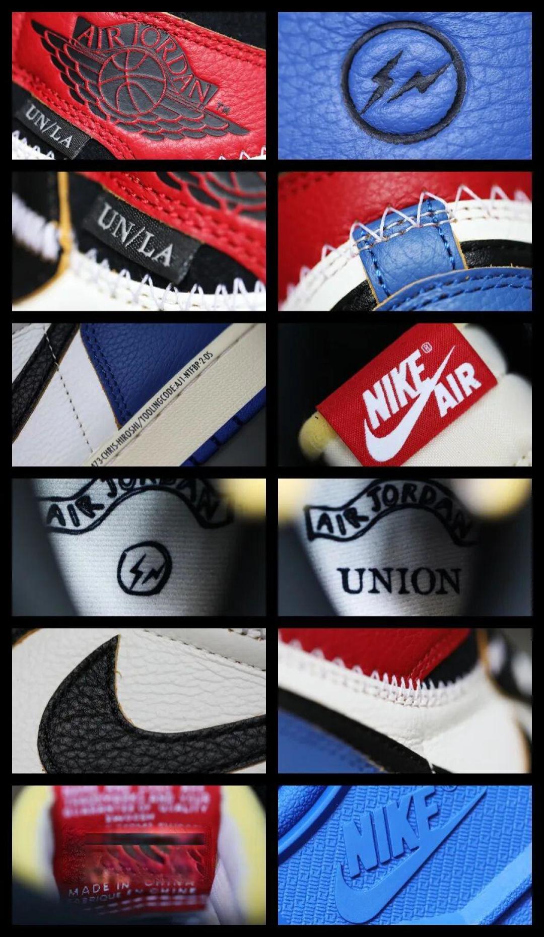 「 Air Jordan 1 x Union x Fragment