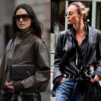 早春的“皮夹克”配这几条裤子，够飒够美也太时髦了