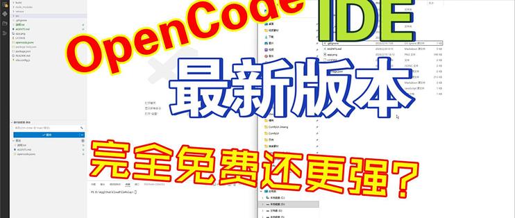 OpenCode最新版本，IDE太猛了，完全免费还更强？_服务软件_什么值得买